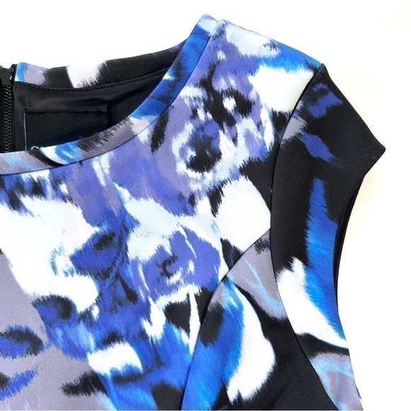 Cynthia Rowley fit &  flare dress with crew neckline and cap sleeves, midi - Picture 10 of 12